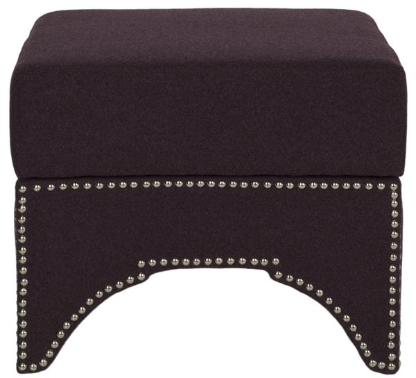 Well Known Mcr4639b Ottomans – Furnituresafavieh Pertaining To Charcoal And Camel Basket Weave Pouf Ottomans (View 3 of 10)
