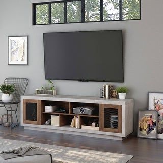 2017 Tv Stands With Storage Throughout Furniture Of America Leas 70 Inch Multi Functional Storage Tv Console – On  Sale – Overstock –  (View 8 of 10)