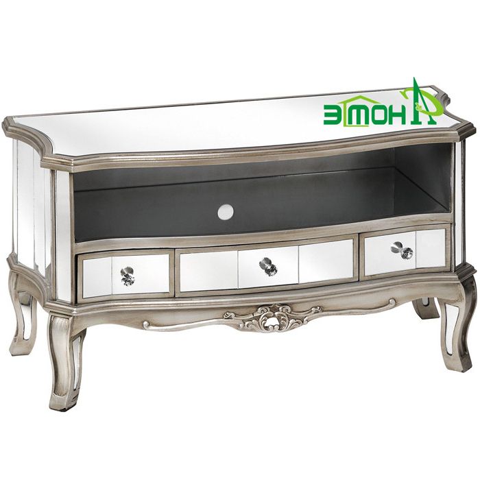 Antique Mirrored Tv Stands With Favorite Antique Silver French Mirrored Glass Tv Cabinet Stand – Buy Tv Cabinet With  Showcase,modern Corner Tv Cabinet,exquisite Tv Glass Mirror Cabinet Product  On Alibaba (View 8 of 10)