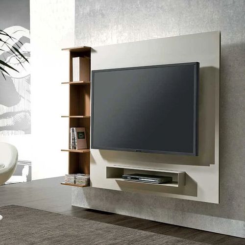 Contemporary Tv Cabinet – Ghost – Pacini & Cappellini – Swivel / Wooden For Trendy Tv Stands With Compartment (View 7 of 10)