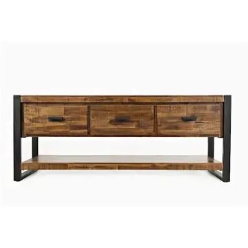 Current 1692 50 Jofran Furniture 50 Inch Media Console With 3 Drawers Intended For Loftworks Tv Stands (View 3 of 10)