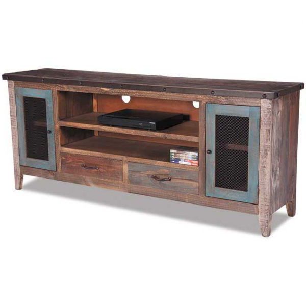 Current Reclaimed Vintage Tv Stands Pertaining To Antique Collection 76" Tv Stand  (View 8 of 10)