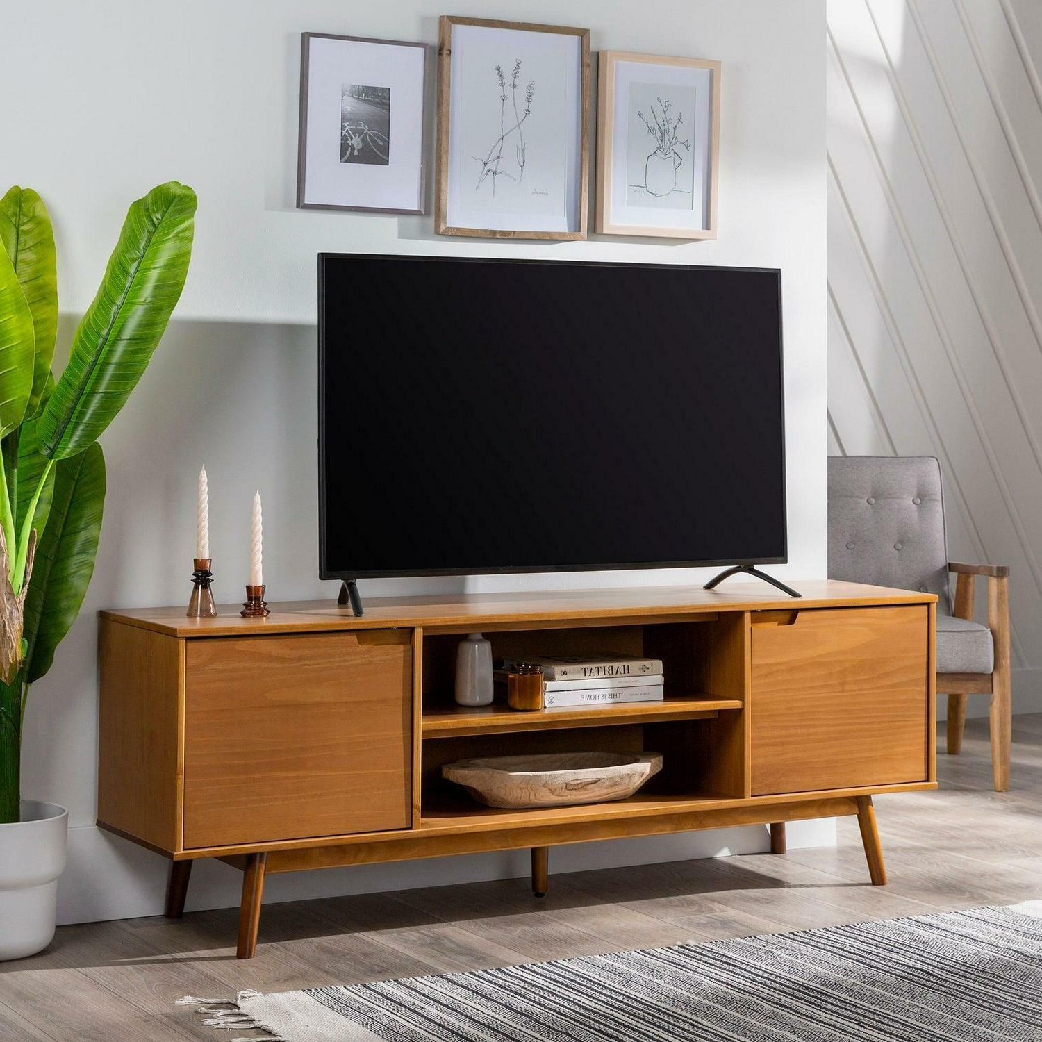 Ebay Throughout Fashionable Mid Century Tv Stands (View 7 of 10)