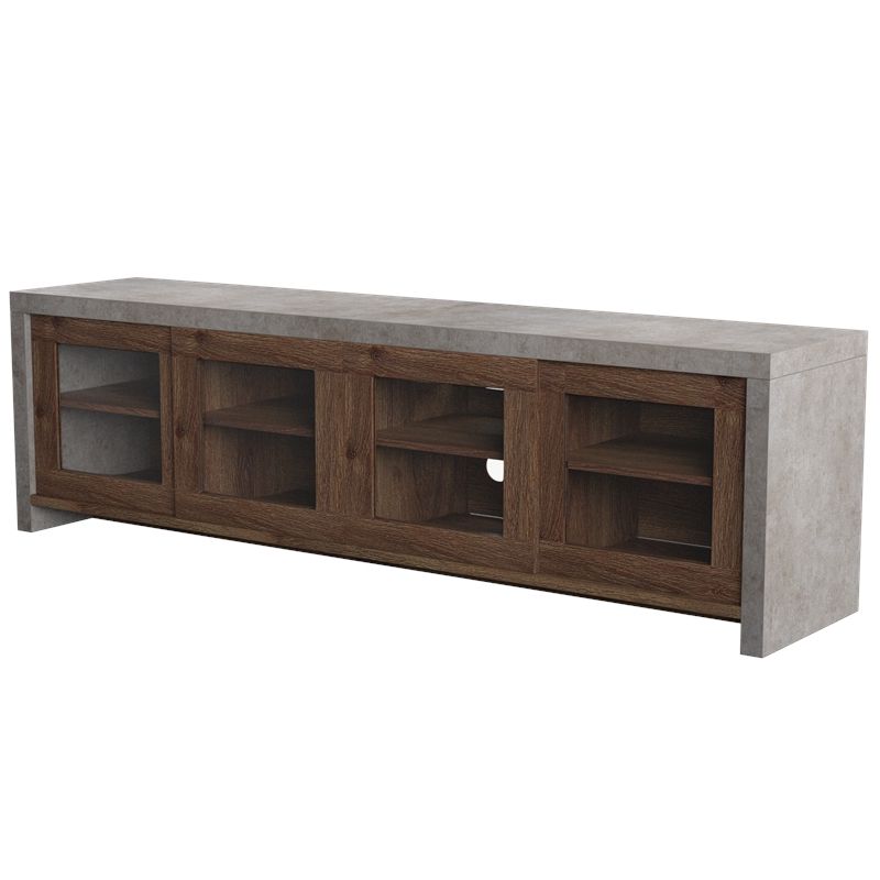Industrial Faux Wood Tv Stands Inside Most Popular Furniture Of America Tellun Industrial Wood  (View 5 of 10)