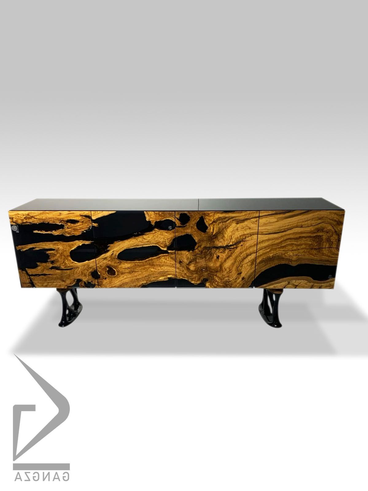 Most Popular Olive Wood Tv Stand – Gangza Epoxy & Wood Table (View 4 of 10)