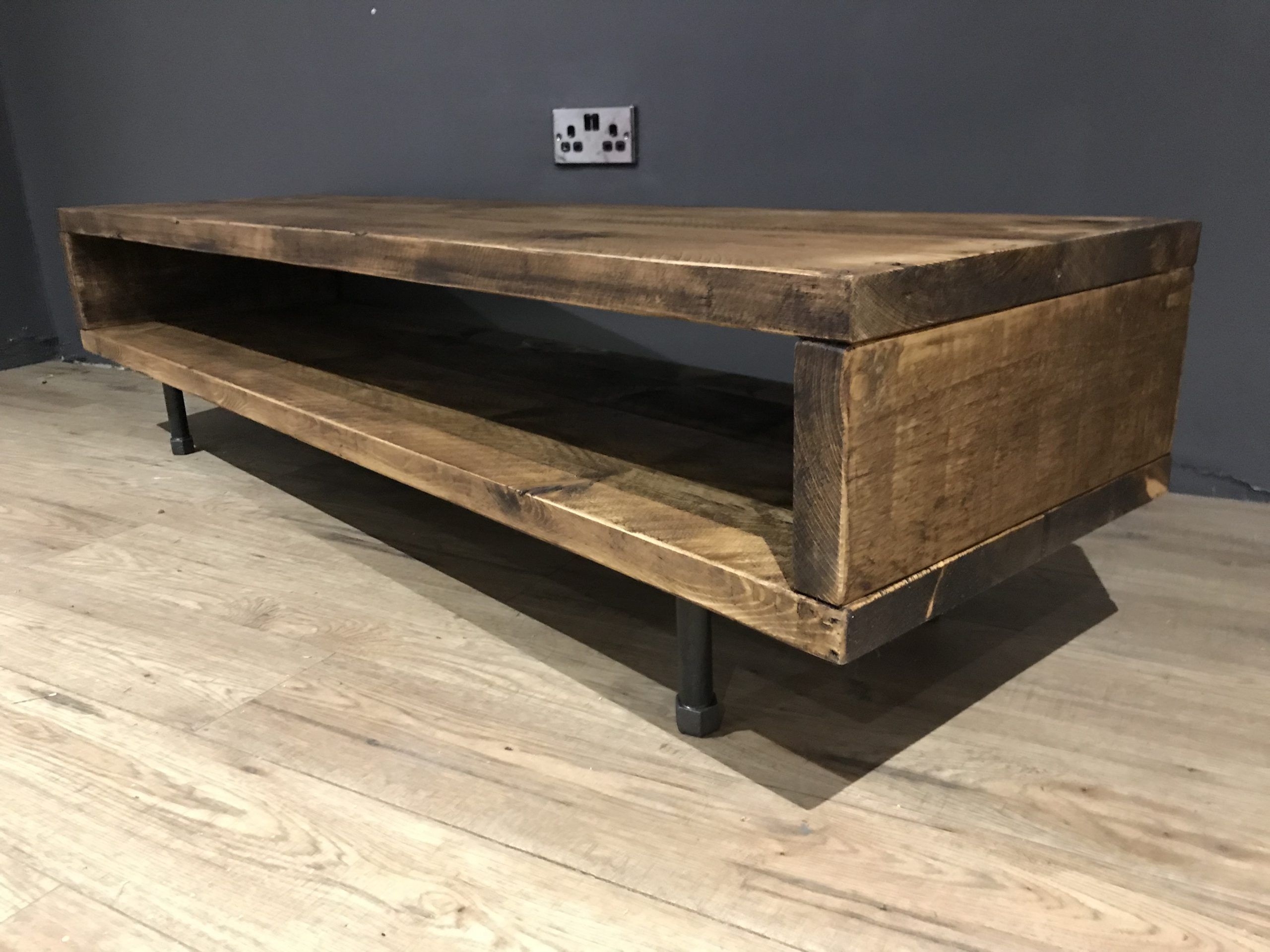Most Recent 37cm High Reclaimed Wood Tv Stand For Plank Tv Stands (View 9 of 10)