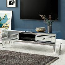 Most Recent Chrome Tv Stands In Chrome Tv Stands & Entertainment Units You'll Love (View 9 of 10)