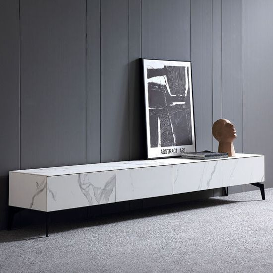 Most Recently Released Bulk Buy Modern Minimalist Italian Marble Rock Board Tv Cabinet 0276 Price  Comparison Regarding Marble Melamine Tv Stands (View 7 of 10)