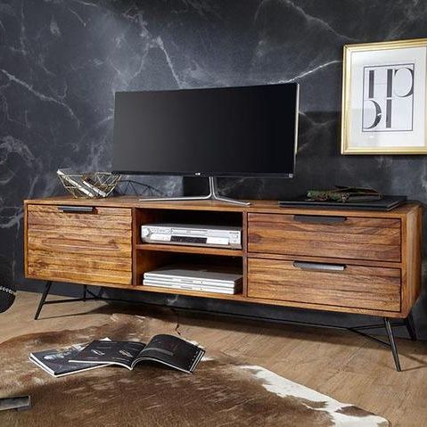 Recent Industrial Design Acacia Wood Tv Cabinet With Metal Leg – Buy Indian Design  Tv Unit,wooden Tv Cabinet Designs,tv Cabinets Latest Designs Product On  Alibaba With Acacia Wood Tv Stands (View 8 of 10)