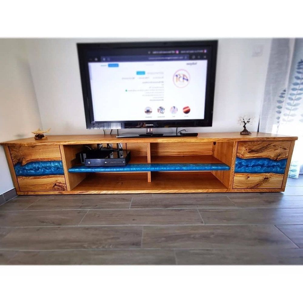 Recent Resin Tv Stands With Free Unit Brown Epoxy Resin Lcd Tv Cabinet, For Home At Rs 1700/sq Ft In  Panchkula (View 10 of 10)
