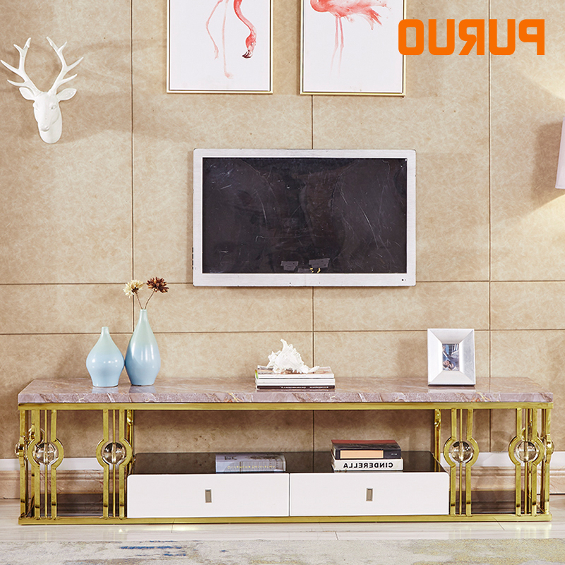 Rose Gold Tv Stands Pertaining To Famous Meuble Tv Intérieur Rose Doré En Marbre,acier Inoxydable – Buy Cristal  Meuble Tv,meuble Tv Avec Vitrine,vitrine En Acier Inoxydable Meuble Tv  Product On Alibaba (Photo 9 of 10)