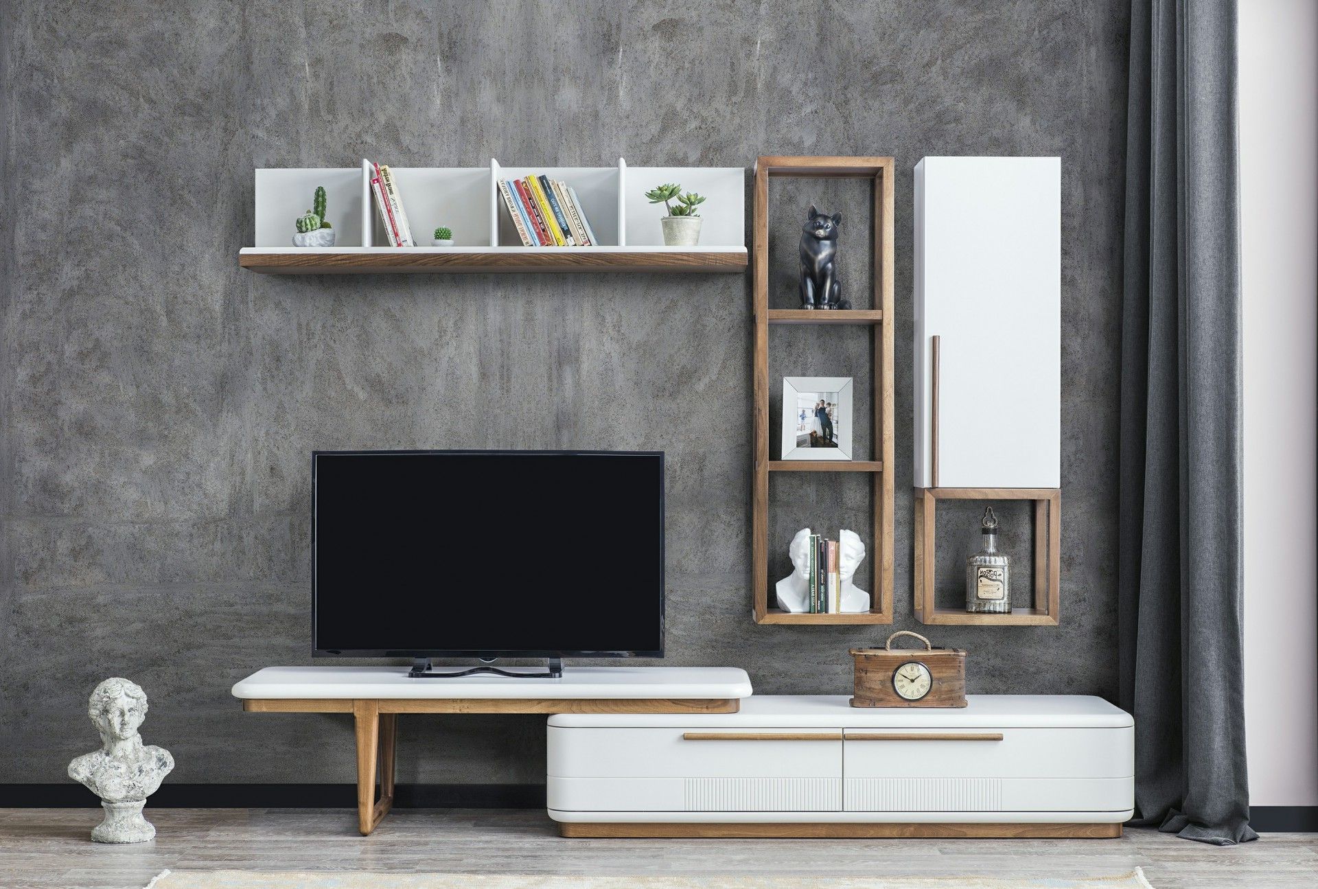 Tv Unit Decoration Suggestions – Bomonti Regarding Most Current Deco Stone Tv Stands (View 8 of 10)