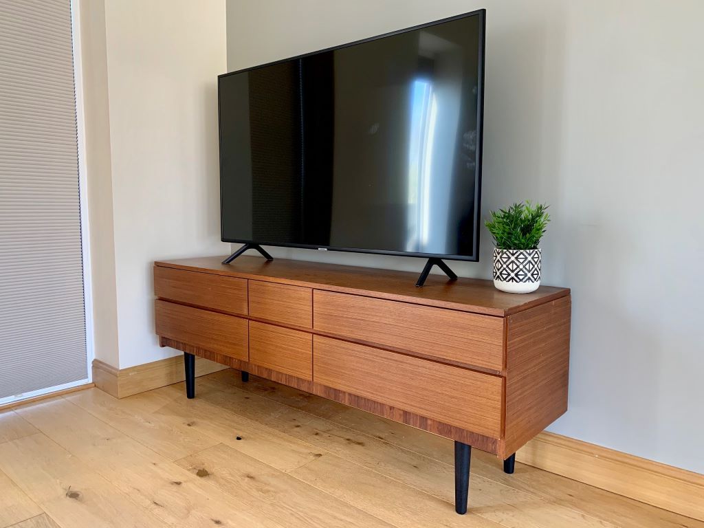 Well Known 1960's Teak Sideboard/ Tv Stand/ Media Unit – Antique, Vintage And Retro  Furniture For Teak Tv Stands (View 10 of 10)