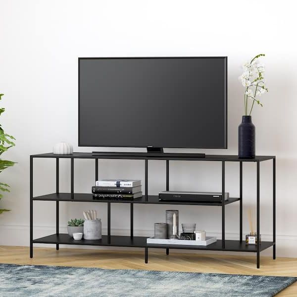 Well Known Bronze Metal Tv Stands Regarding Meyer&cross Winthrop 55 In. Bronze Metal Tv Stand Fits Tvs Up To 55 In (View 1 of 10)