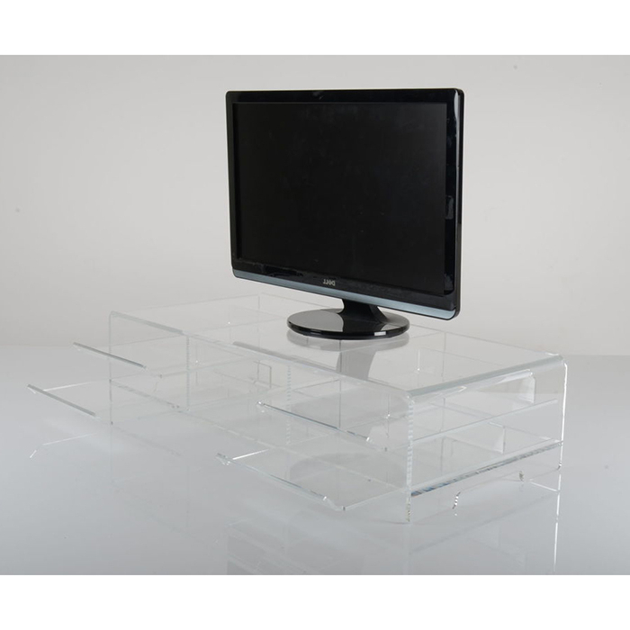 Widely Used Thick Acrylic Tv Stands With Regard To Acrilico Trasparente Supporto Del Monitor Uso Dell'hotel Plexiglass Tv Stand  Con Cassetto – Buy Uso Alberghiero Plexiglass Basamento Della Tv,uso  Dell'hotel Plexiglass Basamento Della Tv,acrilico Trasparente Supporto Del  Monitor Product On Alibaba (View 9 of 10)