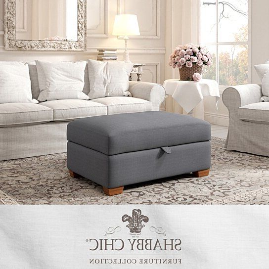 Charcoal Dot Ottomans With Most Up To Date Buy Cailyn Ottoman Upholstered Storage Hinged Lidinspired Home On Dot &  Bo (View 6 of 10)