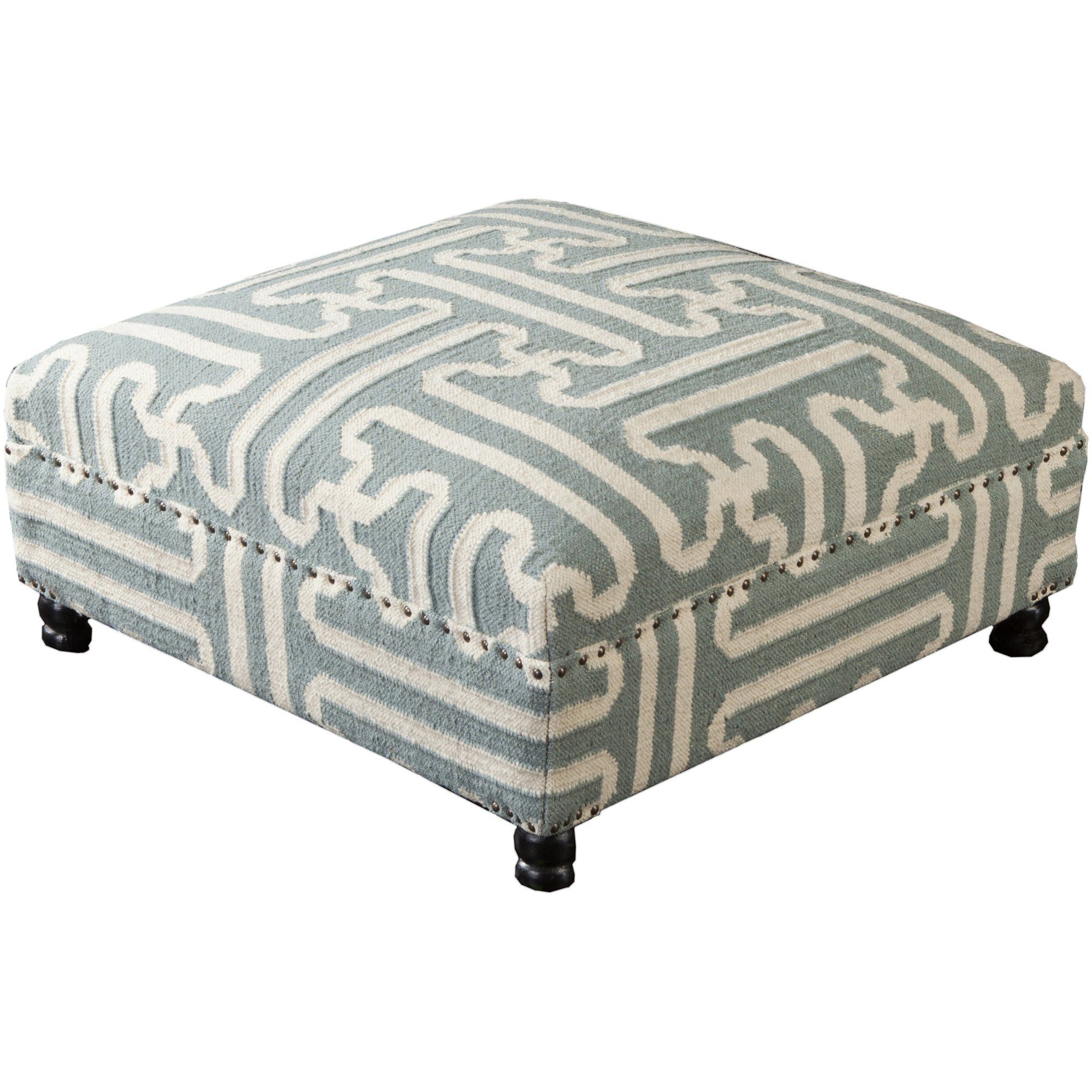 Current Amazon: Surya Ottoman, 323216 Inch, Slate/beige : Home & Kitchen With 16 Inch Ottomans (View 8 of 10)