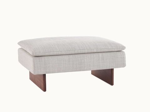Current Mantle Ottoman – Lounge Seating – Geiger Pertaining To Ottomans With Walnut Wooden Base (View 5 of 10)