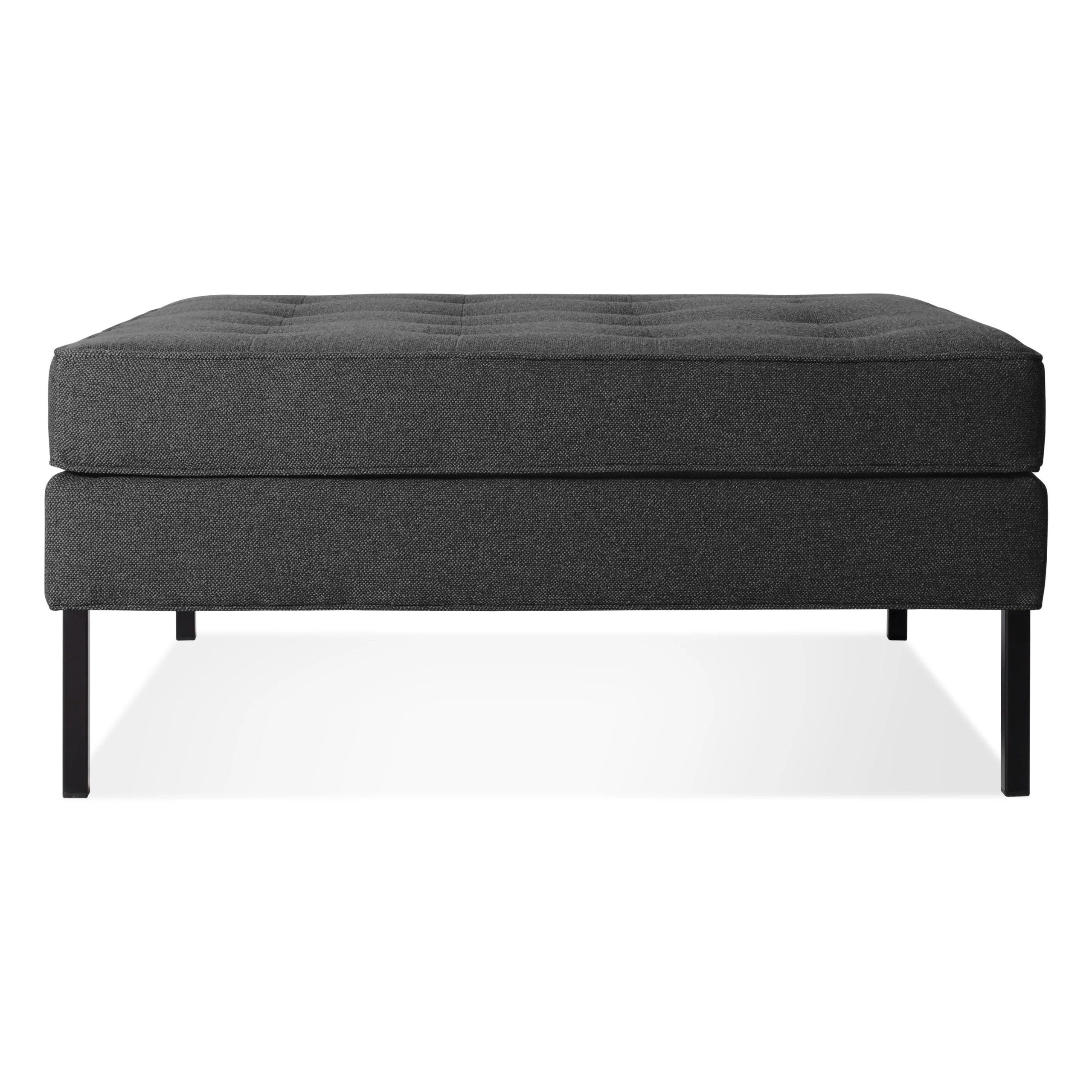 Most Current Charcoal Dot Ottomans Pertaining To Blu Dot Paramount Large Square Ottoman (View 2 of 10)