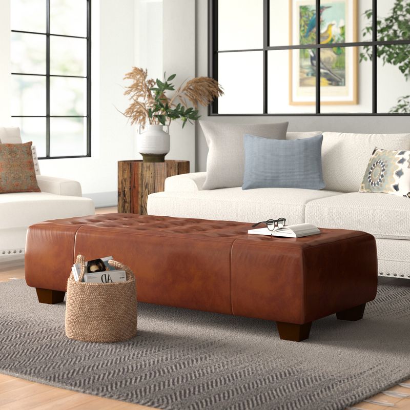 Most Popular Extra Large Ottomans – Ideas On Foter Within Brown Wash Round Ottomans (View 9 of 10)
