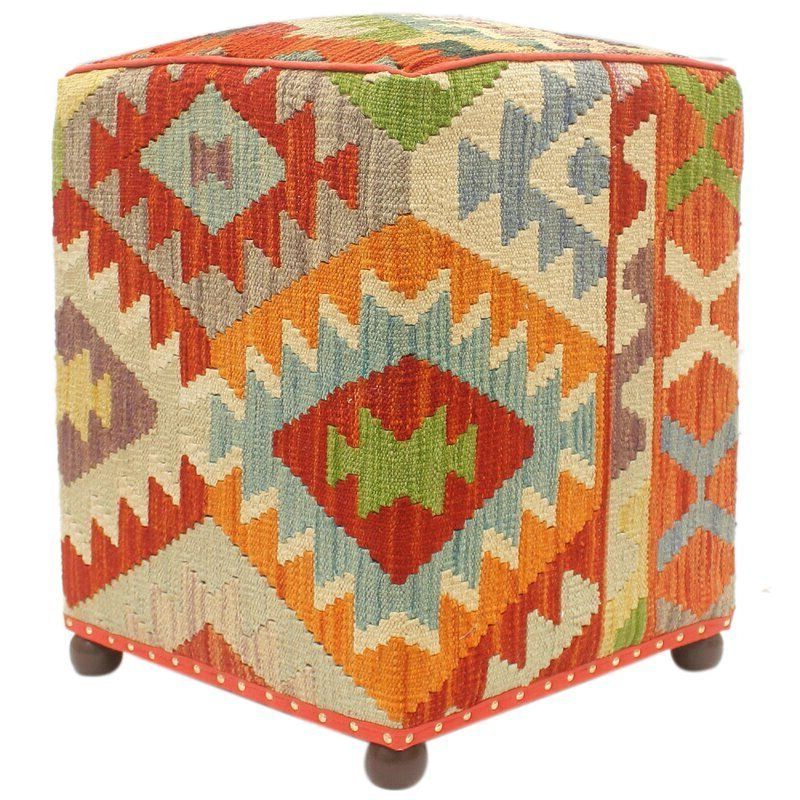 Multicolor Ottomans For Famous Kilim Ottomans – Ideas On Foter (View 2 of 10)