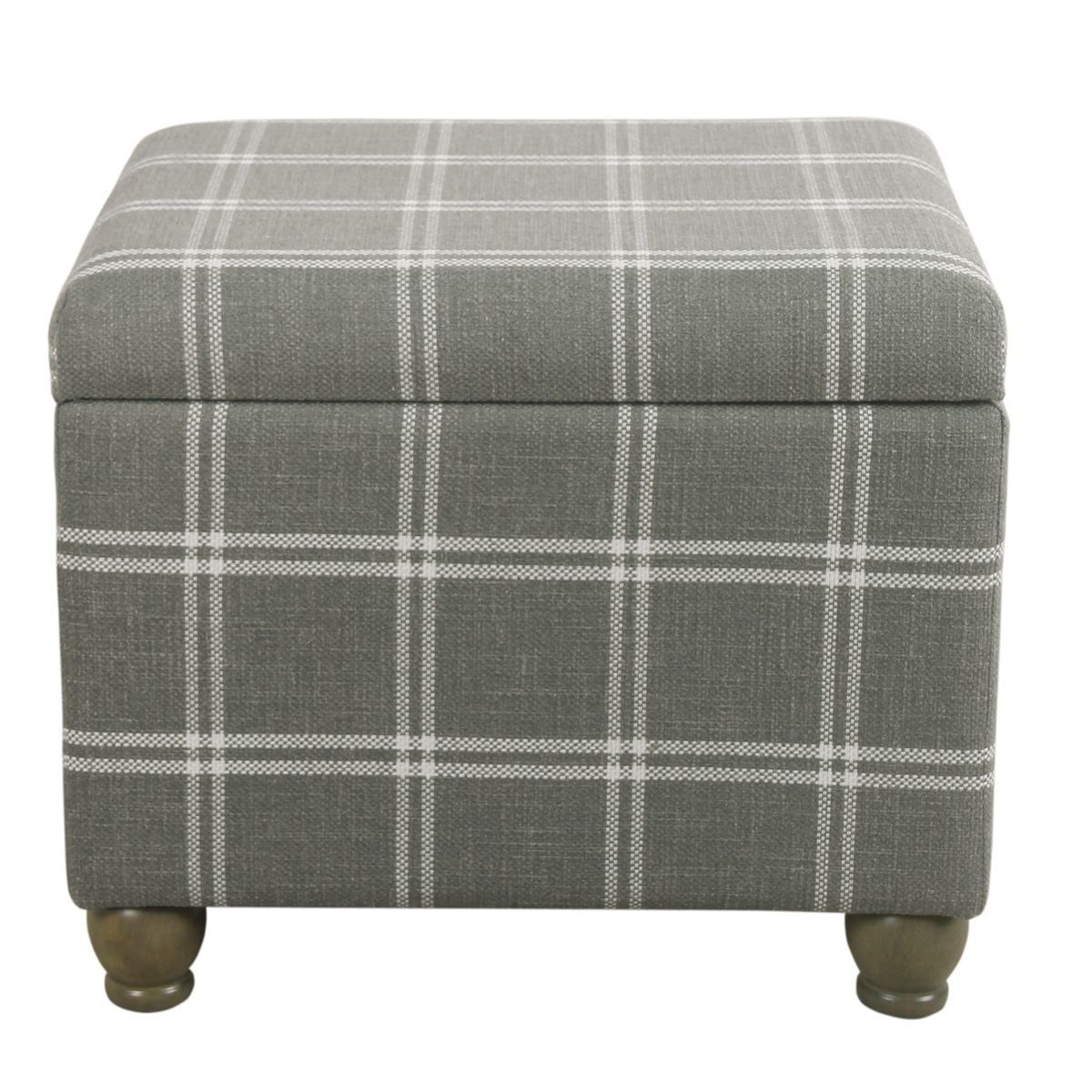Newest Porch & Den Bohmann Ash Grey Geometric Storage Ottoman – On Sale –  Overstock – 27425567 Pertaining To Geometric Gray Ottomans (View 6 of 10)