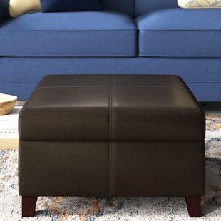 Wayfair Inside Brown Leather Ottomans (View 3 of 10)