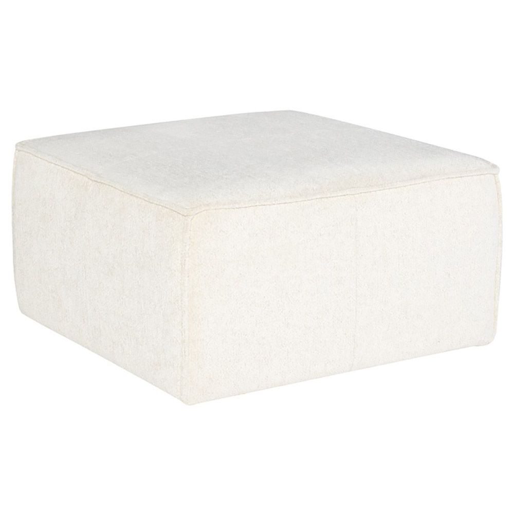 Well Known Coconut Ottomans For Tessa Square Ottoman – Coconut – Rouse Home (View 8 of 10)