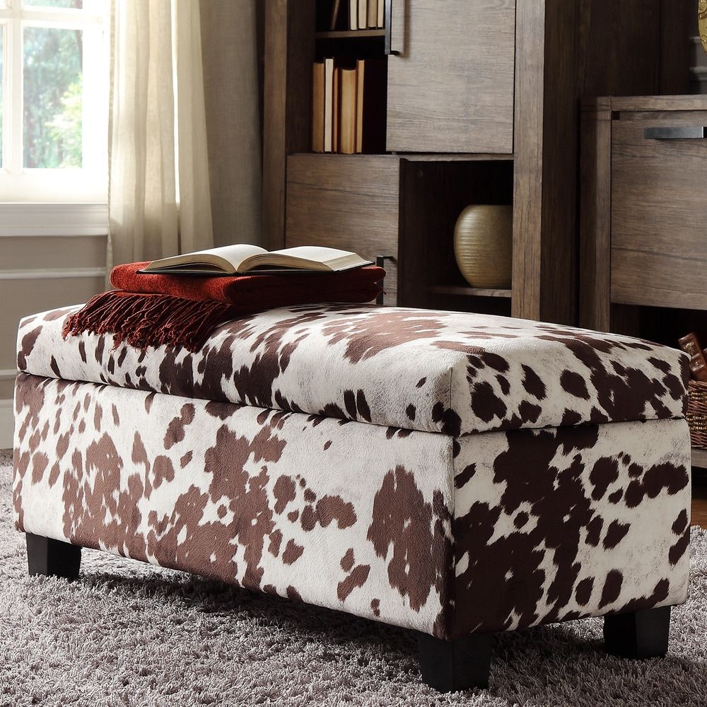 White Cow Hide Ottomans Throughout Preferred Buy Cowhide Ottomans & Storage Ottomans Online At Overstock (View 9 of 10)