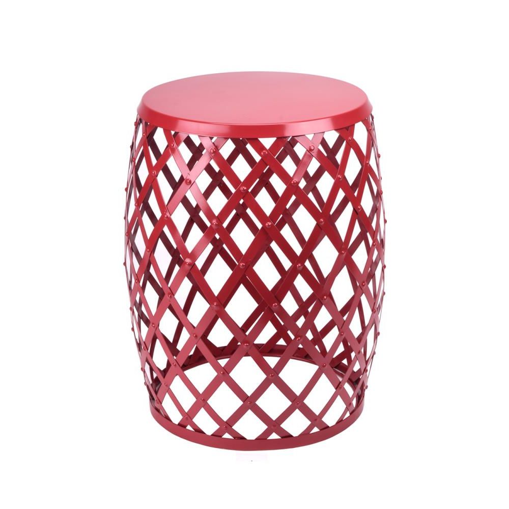 18 In Red Outdoor Round Steel Plant Stand At Lowes Regarding Latest Red Plant Stands (View 2 of 10)