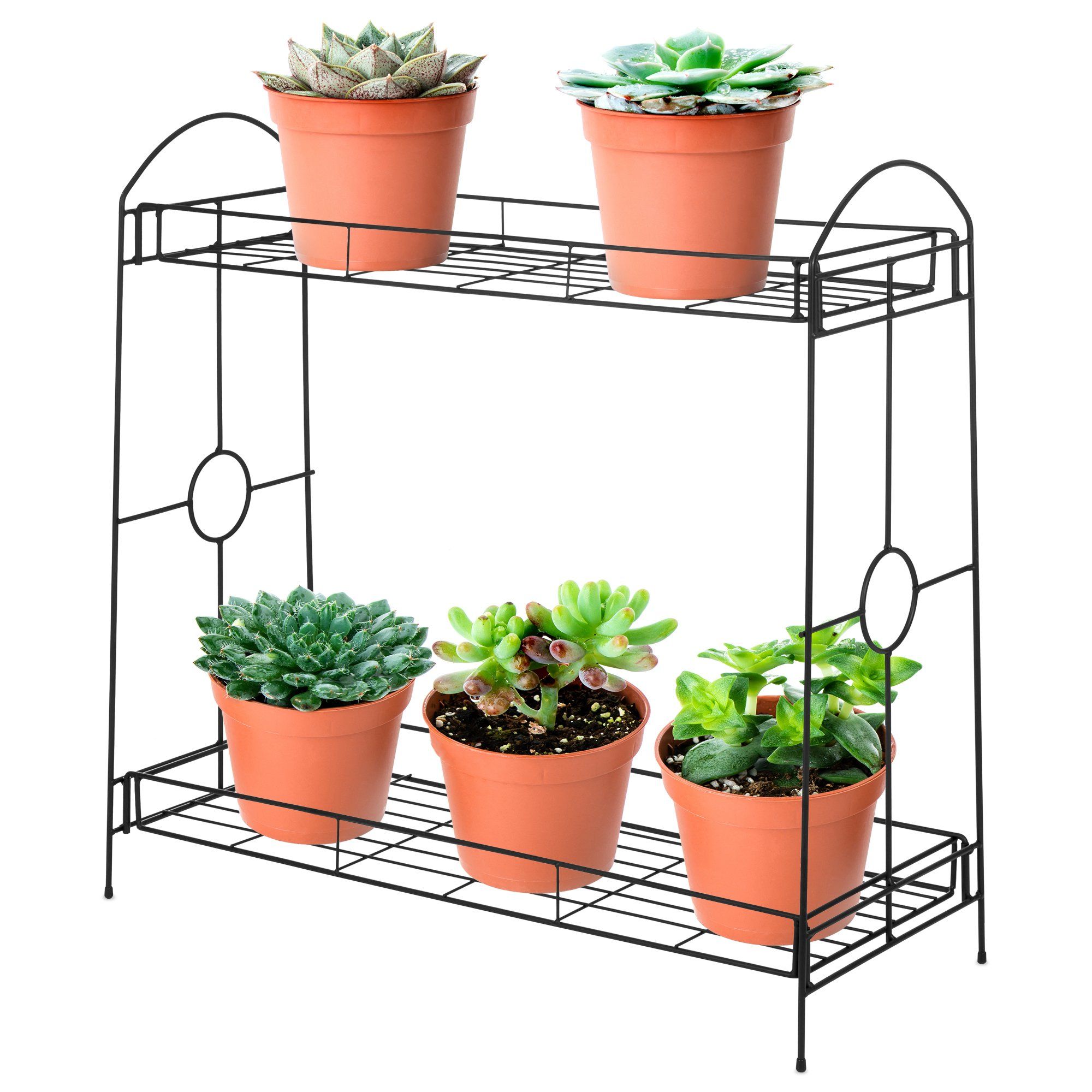 32 Inch Plant Stands In Recent Amazon : Best Choice Products 32 Inch 2 Tier Indoor Outdoor Metal  Multipurpose Plant Stand, Decorative Flower Pot Display Shelf Tray For  Home, Backyard, Patio, Garden, Black : Patio, Lawn & Garden (View 3 of 10)