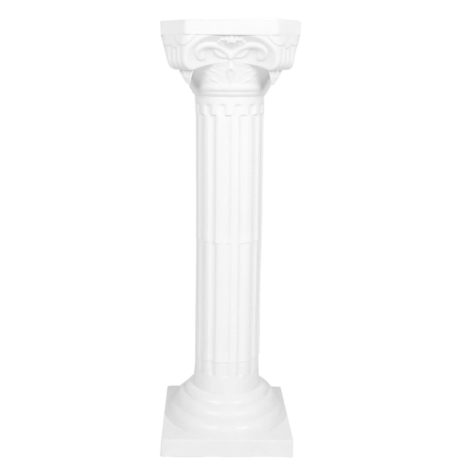 Amazon – Doitool Roman Pillar Plant Stand Plastic Greek Column Statue  Roman Pillar Wedding Column Flower Pot Holder Rack Shelf For Wedding Party  Decoration Photo Props 88x27cm – Intended For Famous Pillar Plant Stands (View 3 of 10)
