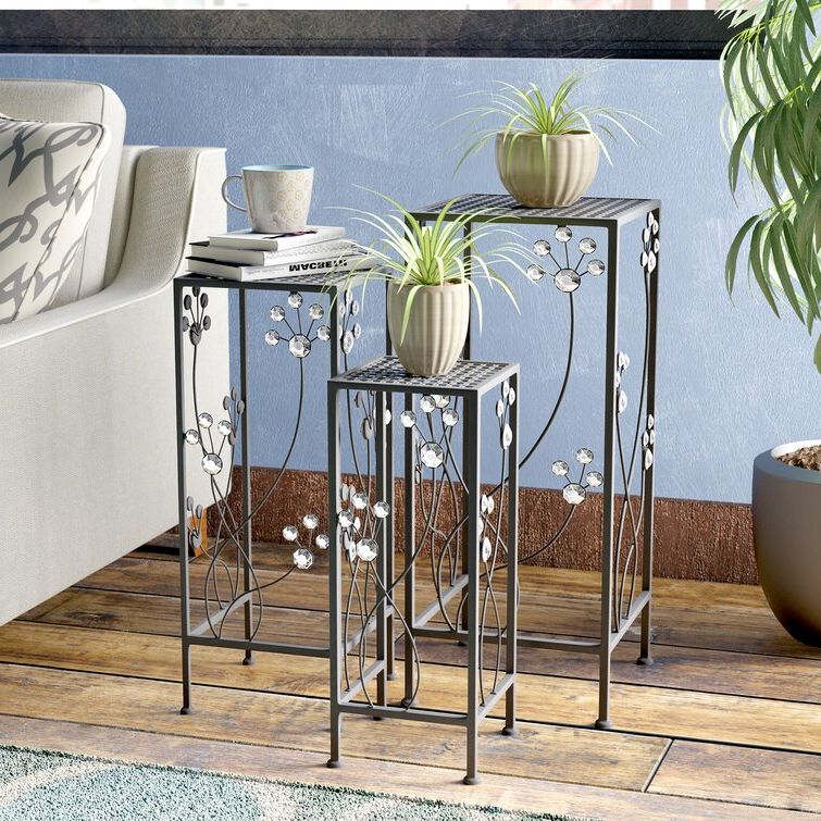 Best And Newest Latitude Run® Chaim Square Plant Stand & Reviews (View 5 of 10)