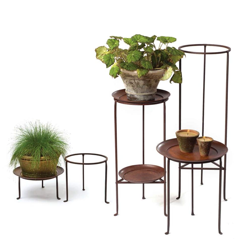 Bronze Plant Stands In Well Known Iron Plant Stands – 12" Diameter – Campo De' Fiori – Naturally Mossed Terra  Cotta Planters, Carved Stone, Forged Iron, Cast Bronze, Distinctive  Lighting, Zinc And More For Your Home And Garden (View 5 of 10)