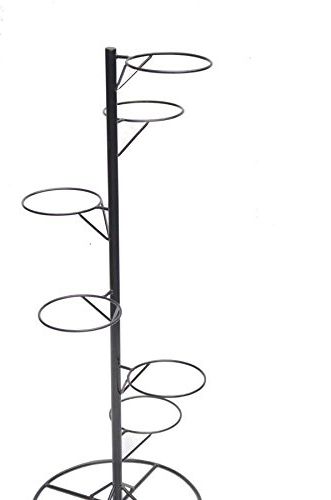Cappl Wrought Iron Powder Coated Pot Stand Ring, Black, Standard :  Amazon (View 5 of 10)