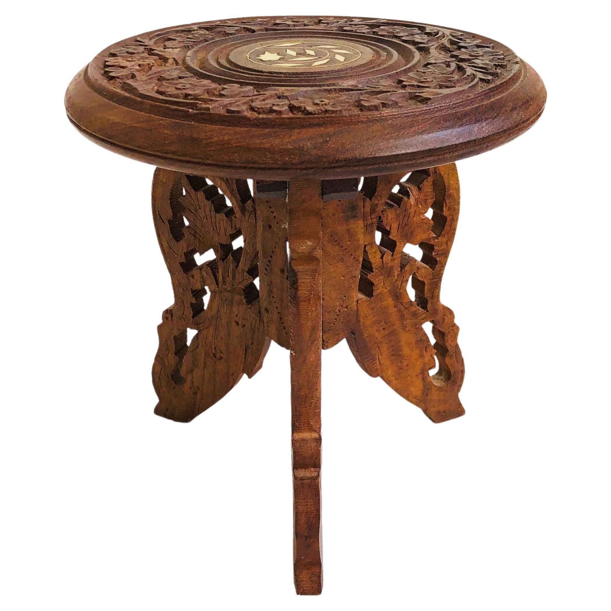 Carved Plant Stands Inside Widely Used Vintage Medium Carved Wood Plant Stand For Sale At 1stdibs (View 3 of 10)