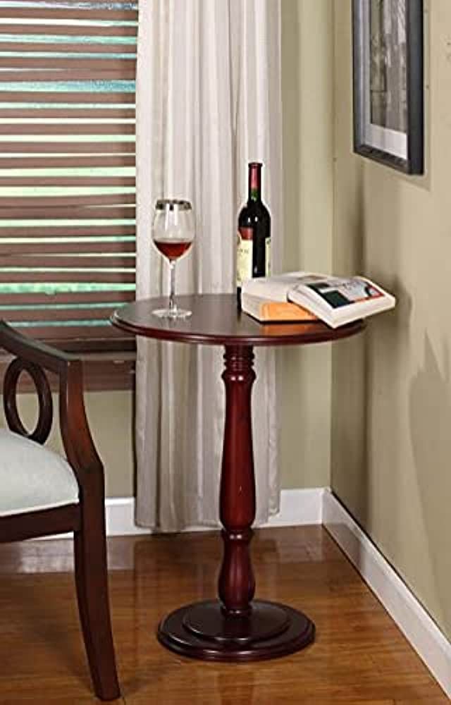 Cherry Pedestal Plant Stands Throughout Most Recent Amazon: Inroom Designs Pedestal Plant Stand Finish: Cherry : Office  Products (View 3 of 10)