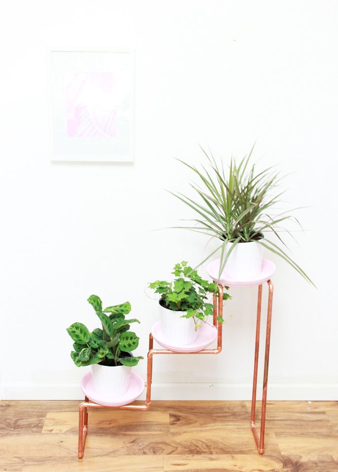 Copper Plant Stands Pertaining To Well Known Diy 3 Tiered Copper Planter – A Bubbly Life (View 5 of 10)