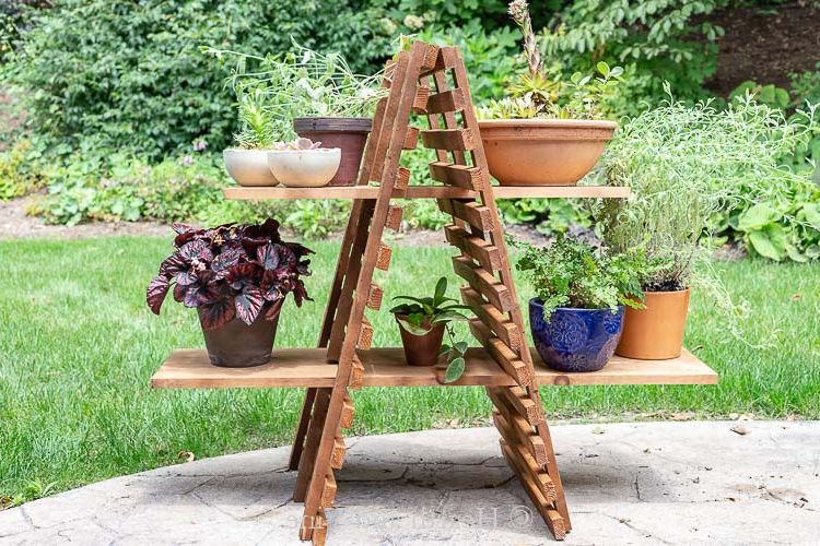 Diy Indoor/outdoor Plant Stand For Multiple Plants Pertaining To Most Current Patio Flowerpot Stands (View 4 of 10)