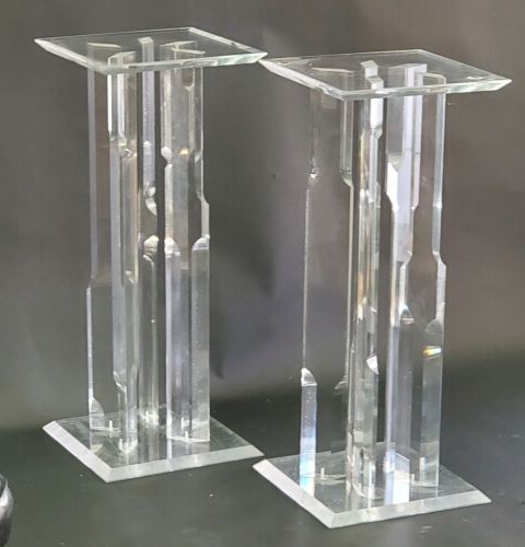 Ebay Pertaining To Crystal Clear Plant Stands (View 6 of 10)