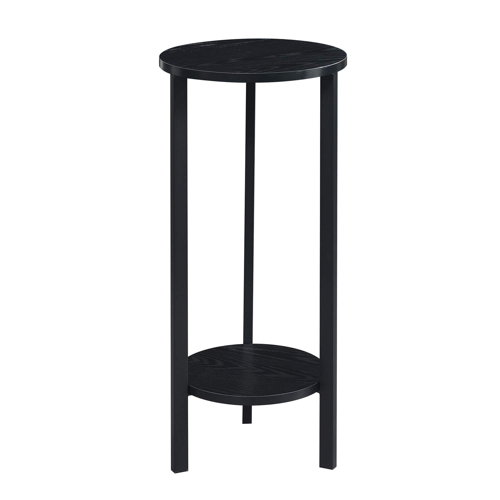 Fashionable Greystone Plant Stands In Convenience Concepts Graystone 2 Tier Plant Stand, 31", Black/black (View 6 of 10)
