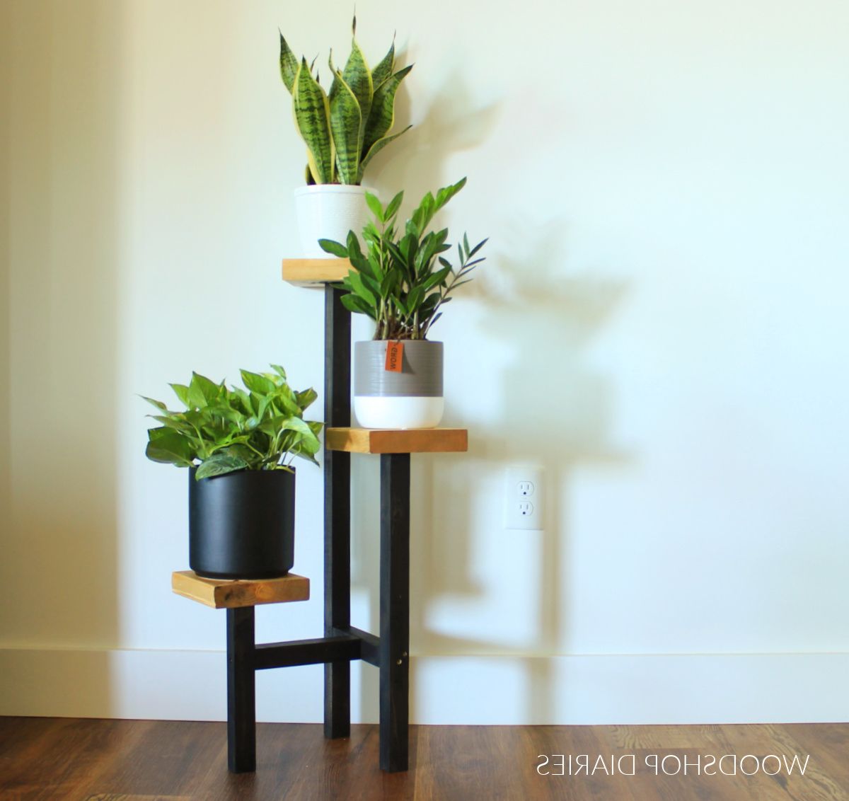 From Scrap Wood! With Preferred Three Tiered Plant Stands (View 9 of 10)