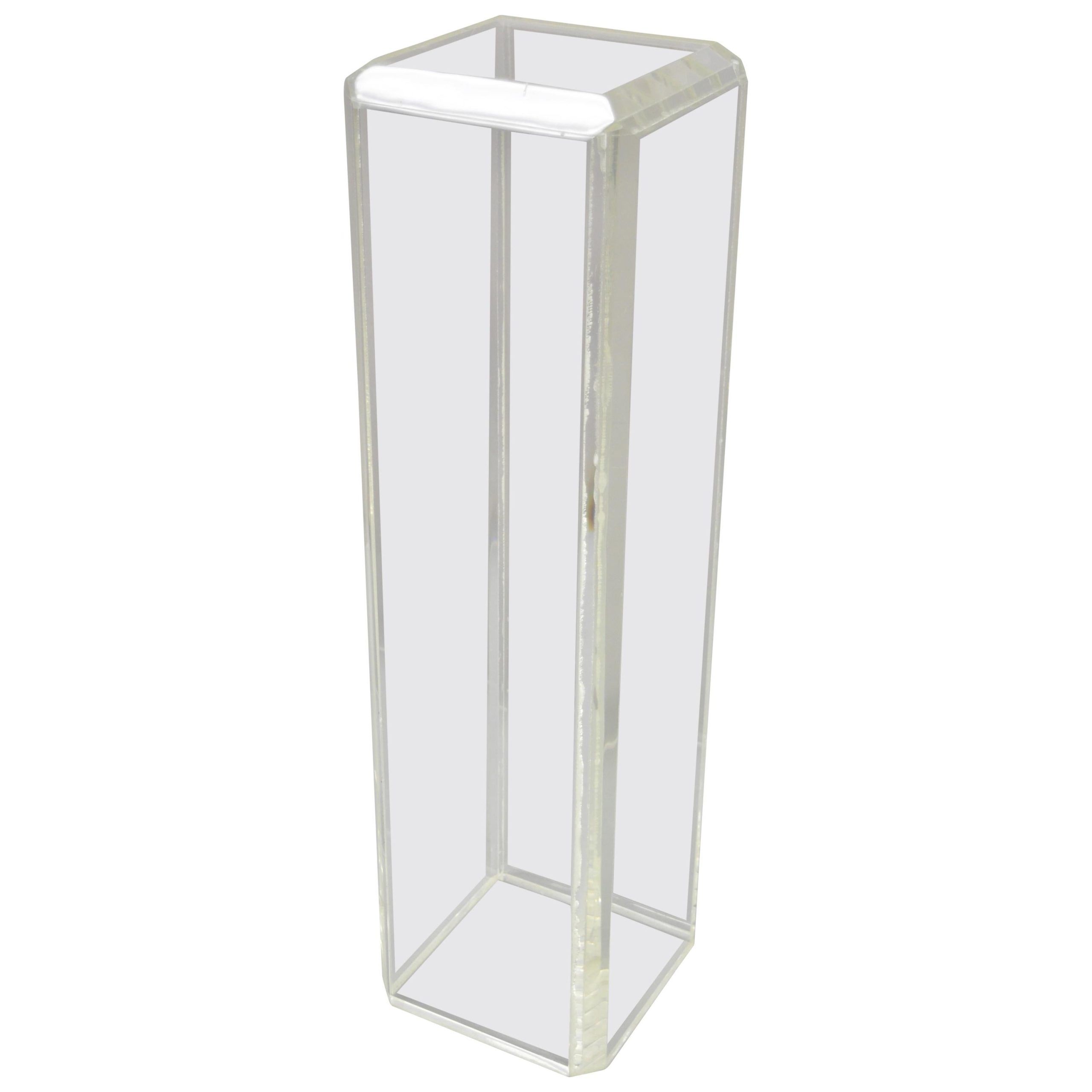 Lucite Plant Stand, Clear Plant Stand, Lucite  Pedestal Stand With Best And Newest Clear Plant Stands (Photo 8 of 10)