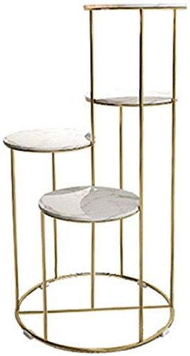 Marble Plant Stands Within Newest Buy Rm Garden Flower Shelf Modern Metal Plant Stand Indoor Container  Rameshwaram Marble® Supports Flower Pot Shelf Marble Decorative Rack For  Indoor Outdoor (color : Gold Four Layers, Size : 40*40*110cm) Online (View 1 of 10)