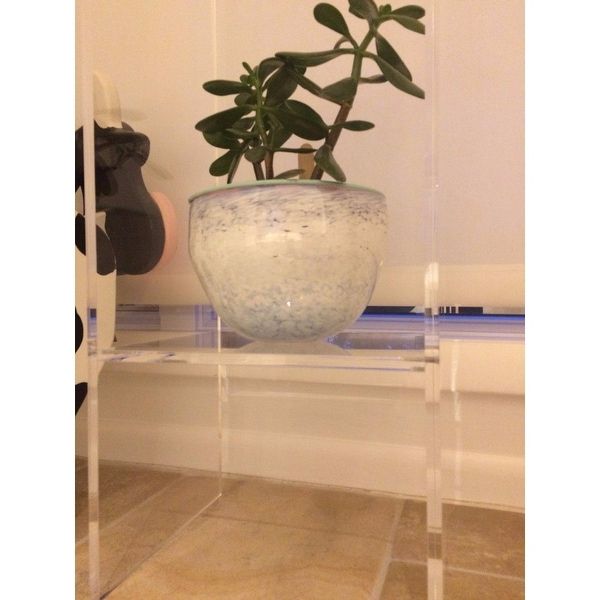 Most Popular Crystal Clear Plant Stands Intended For Top Product Reviews For Handmade Butler Crystal Clear Acrylic Plant Stand  (philippines) – 12079193 – Overstock (View 4 of 10)