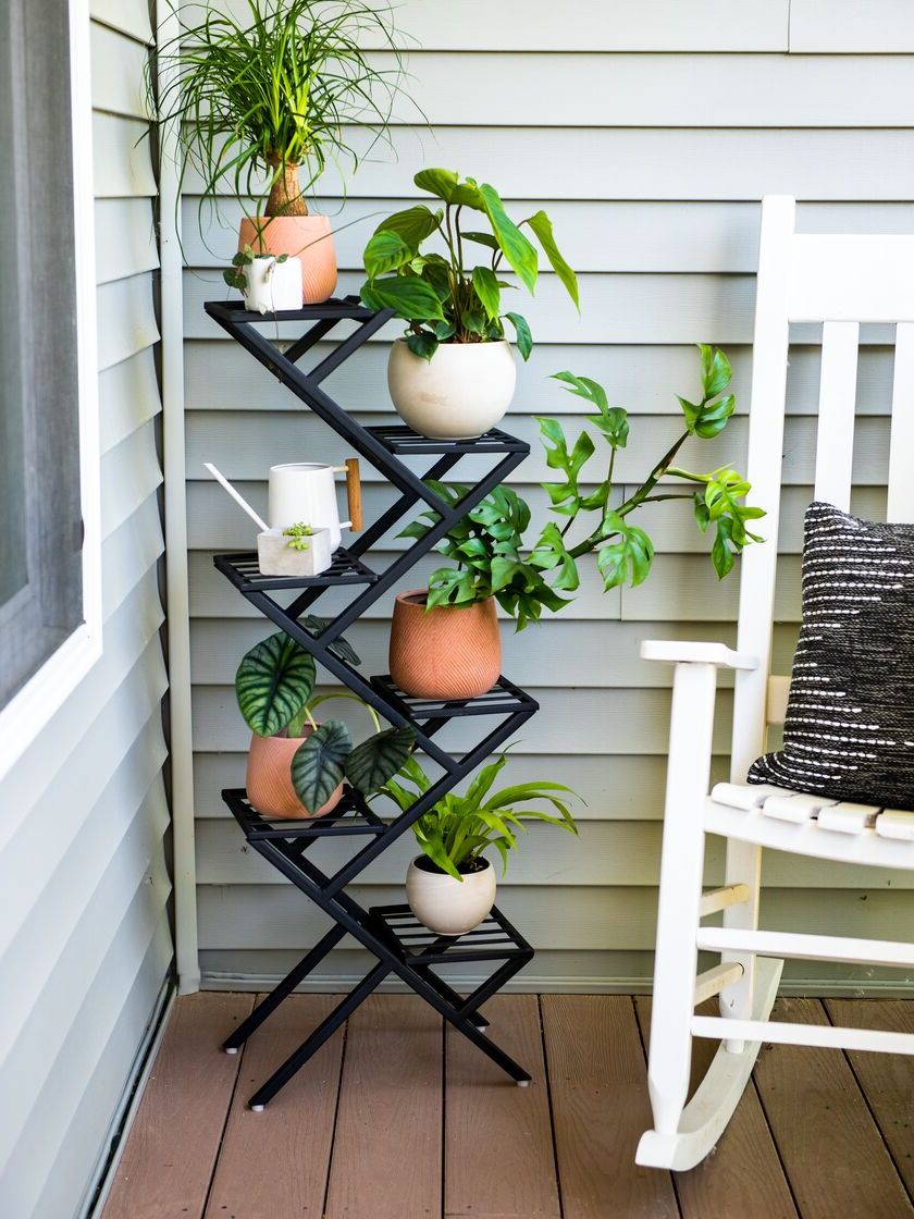 Most Popular Green Plant Stands Intended For Crisscross Cascading Plant Stand (View 7 of 10)