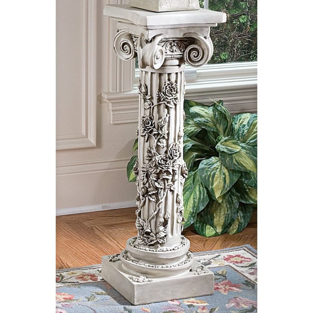 Most Recent 34 Inch Tall Decorative Pedestal Statue Sculpture Plant Stand Victorian  Style (View 4 of 10)