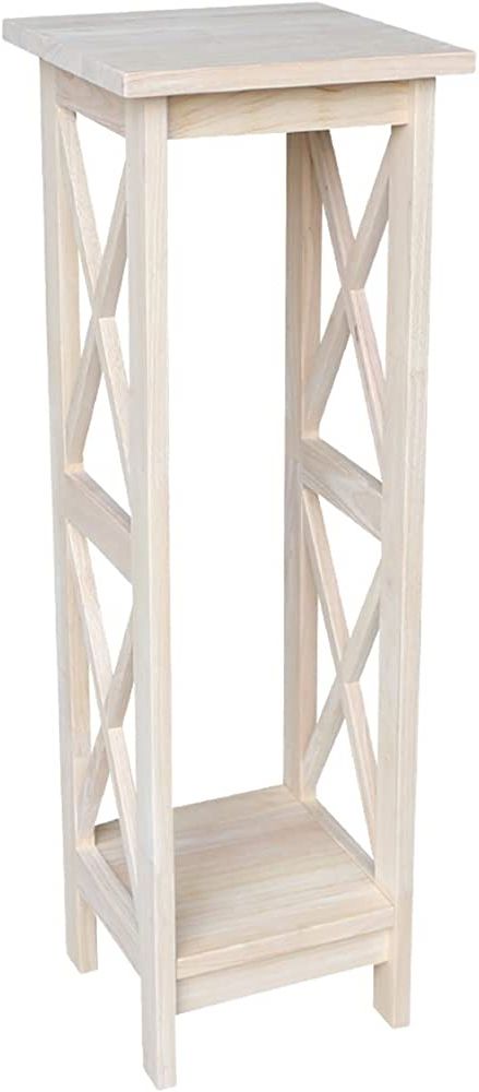 Most Recent Amazon: International Concepts Plant Stand, 36 Inch, Unfinished :  Patio, Lawn & Garden Throughout 36 Inch Plant Stands (View 8 of 10)