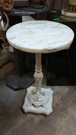 Nice Marble Top Plant Stand – Very Attractive – Elegant – Long Valley  Traders For Favorite Marble Plant Stands (View 10 of 10)