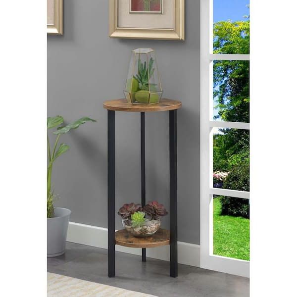 Particle Board Plant Stands Throughout Well Liked Convenience Concepts Graystone 31.5 In (View 9 of 10)